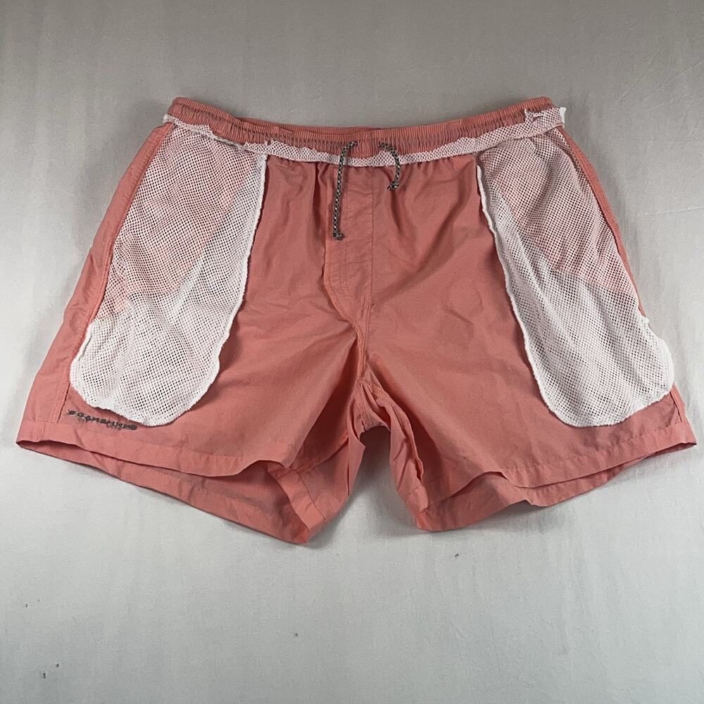 Columbia PFG Swim Trunks Pink Omni-Shade Fishing Shorts 6" INS Mens L - Picture 6 of 9